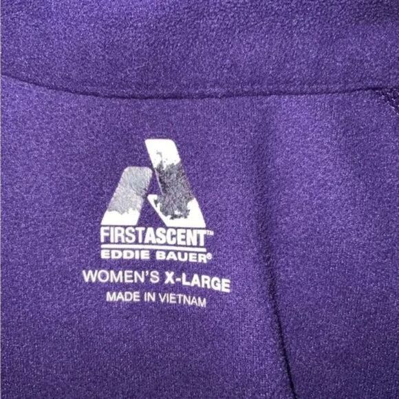 Eddie Bauer Fleece 3/4 Zip Women's Size X-Large Pull-Over Jacket - Picture 9 of 10